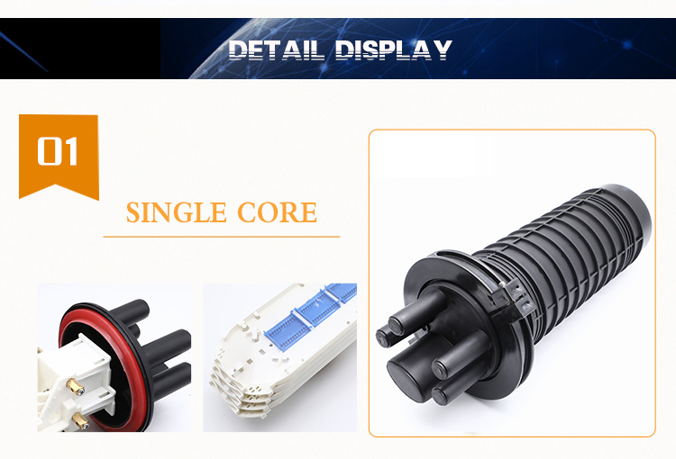 Fiber Optic Plastic Box 96cores Optical Splice Closure