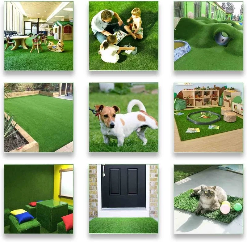 Garden Lawn Office and School Outdoor Decorative Green Turf Landscape Artificial Grass Carpet