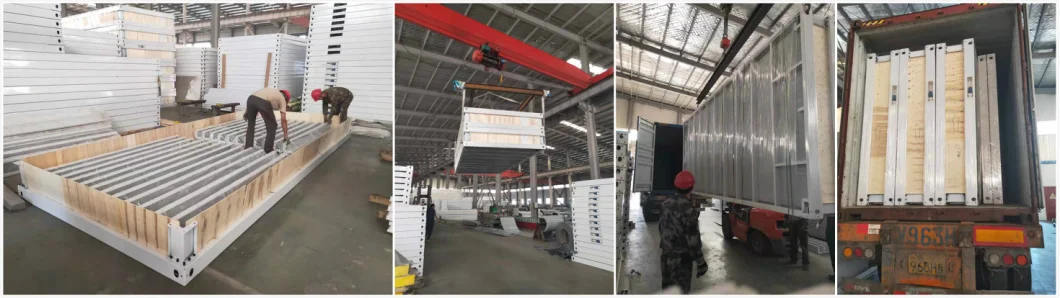 Movable Prefabricated Shipping Sandwish Panel Container Homes Tiny Villa Prefabricated Insulation Living Container House
