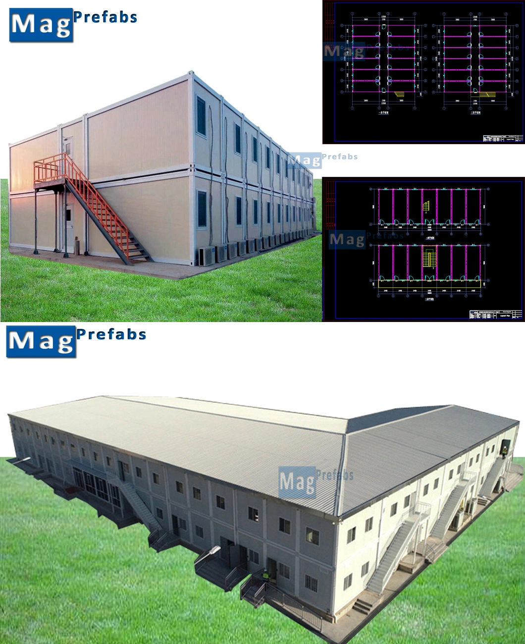 Tiangong Color Plate Steel Structure Container Luxury Container Bunk House Prefab Houses