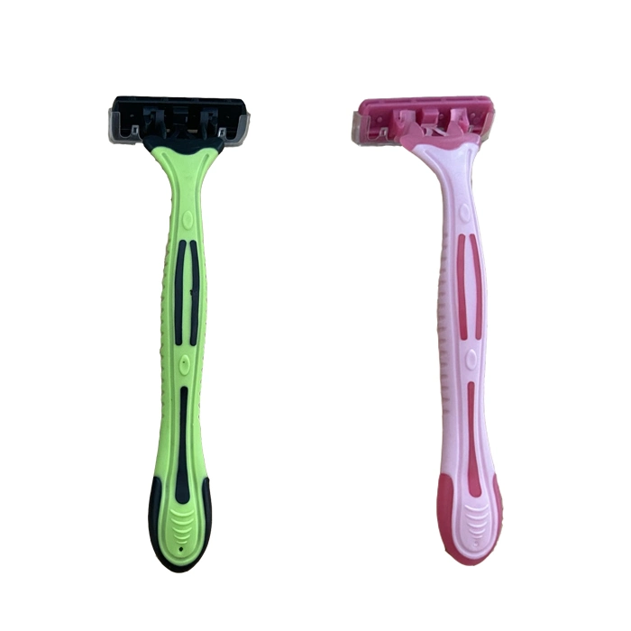 Triple Blade Disposable Razor for Men Shaving Razor 3 Blade for Women Shaver (KD-3008)