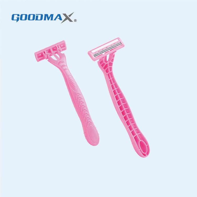 Custom Logo Safety Straight Disposable Face Shaving Triple Blade Razor