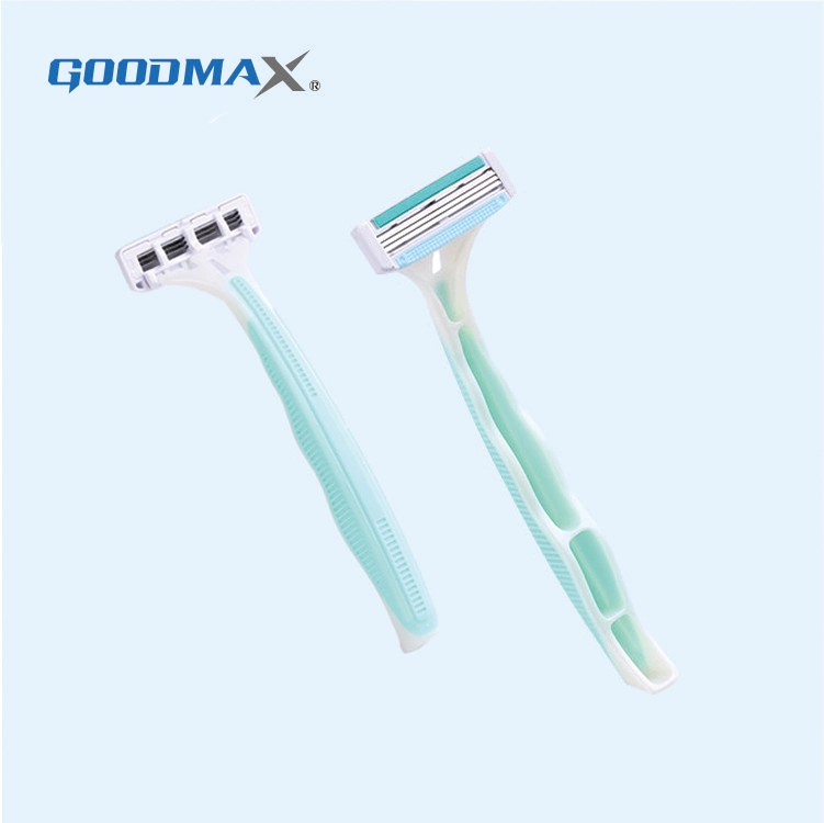 Plastic Straight Hotel Men Triple Blade Disposable Safety Shaving Razor