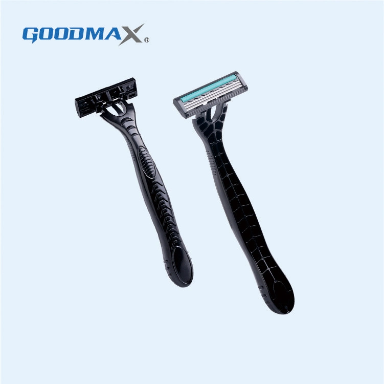 Custom Logo Safety Straight Disposable Face Shaving Triple Blade Razor