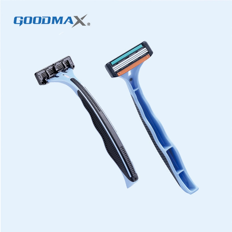 Plastic Straight Hotel Men Triple Blade Disposable Safety Shaving Razor