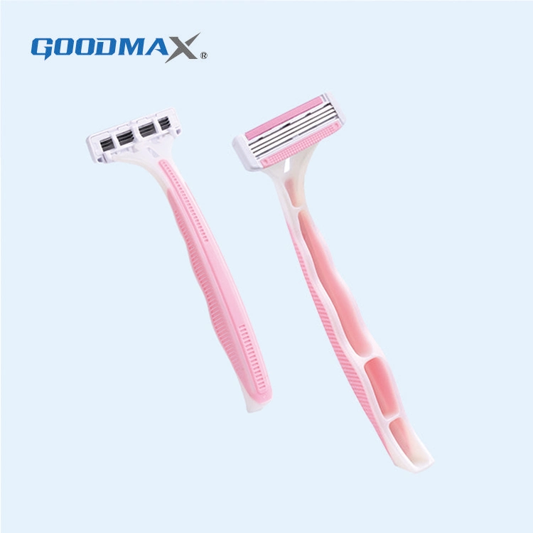 Plastic Straight Hotel Men Triple Blade Disposable Safety Shaving Razor