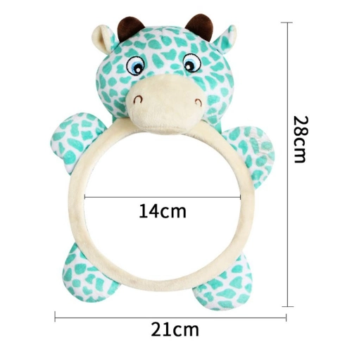 Soft Plush Frame Baby Car Rear Facing Mirrors Backseat Baby Mirror