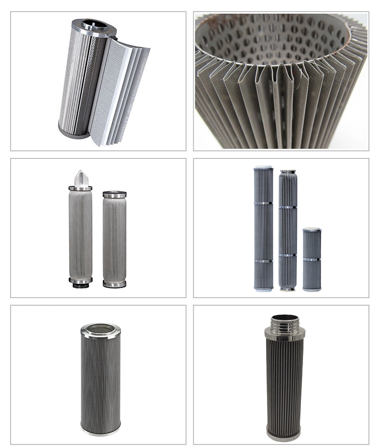 Mesh Pleated Cartridge Filter High Flow Rates Filter Cartridge