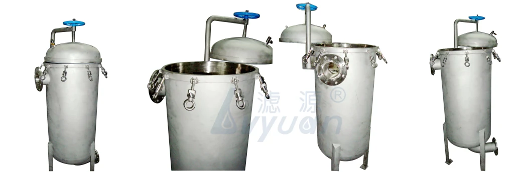 Stainless Steel Bag Filter Housing/Ss Bag Filter for Liquid Prefiltration