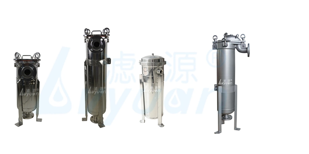 High Flow Industrial SS304 Material Water Filter Stainless Steel Bag Filter Housing for Liquid Filtration