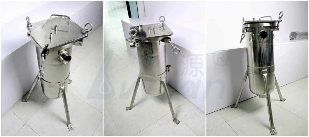 Ss Single Bag Filter Housing/316 Stainless Steel Filter Strainer for Industrial Liquid Filtration