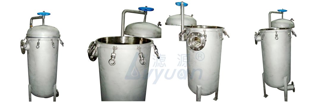 Stainless Steel Industrial Liquid Filter Bag Housing for Industrial Water Treatment