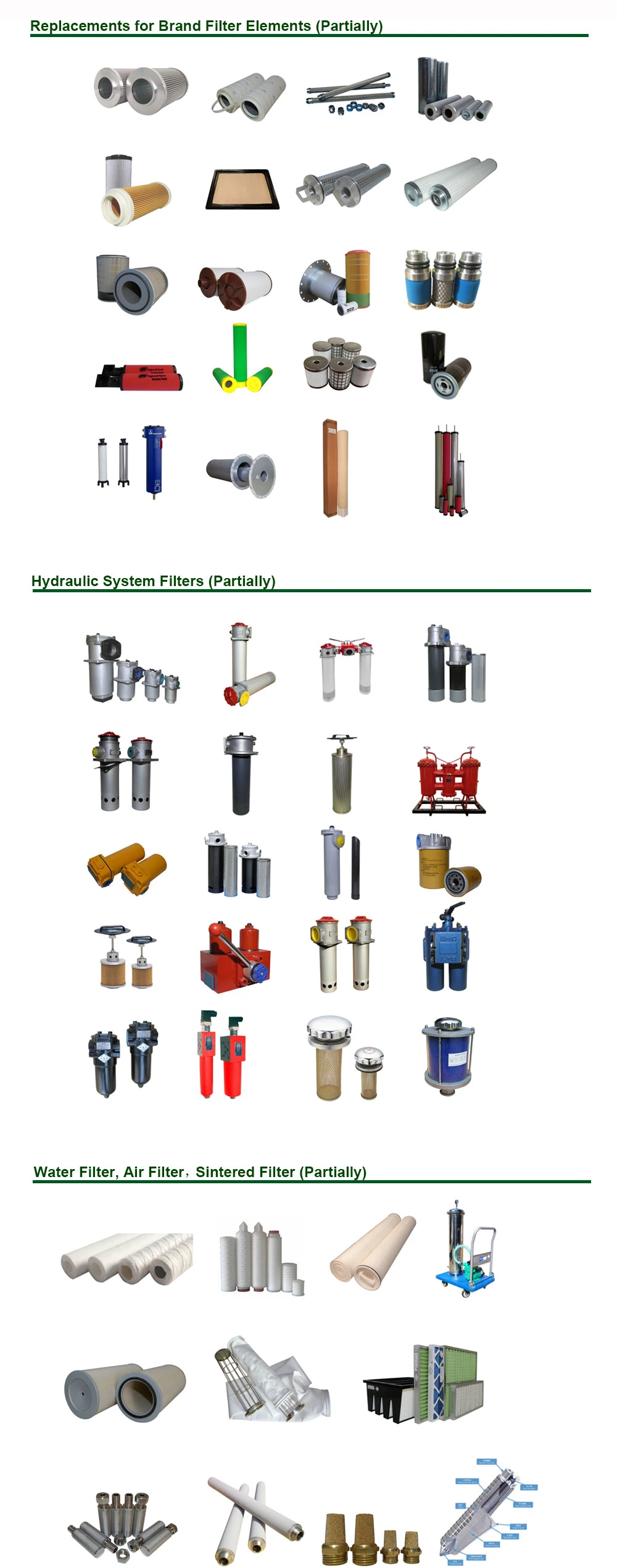 Ultrafilter Filter Element Compressed Air Filter Element Coalescing Filter Cartridges-Replacment Sf 30