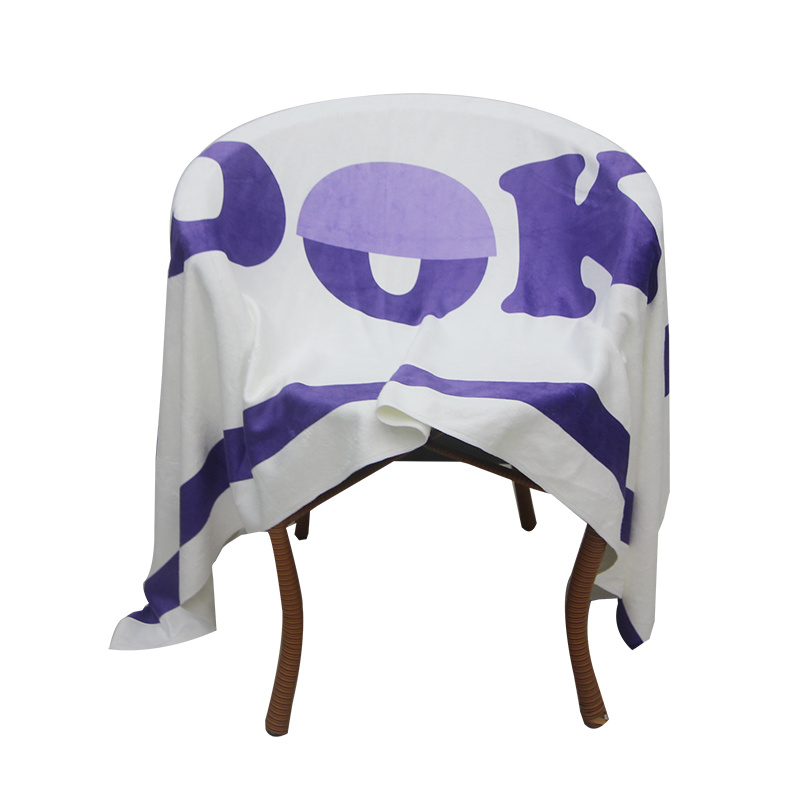Custom Size Promotion Digital Printing Beach Towels Small MOQ