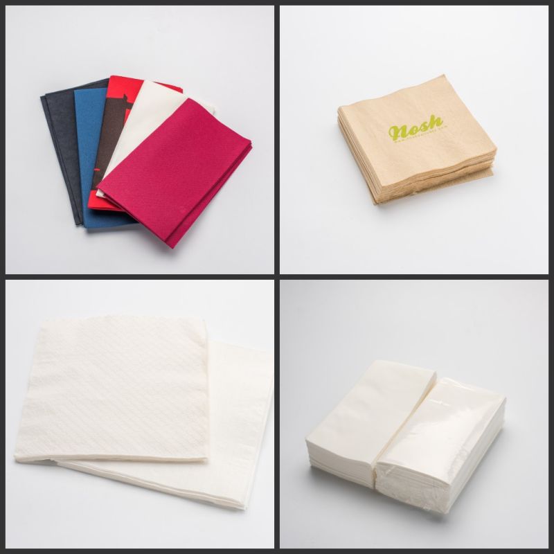 Wholesale Bistro Folding Tissue Paper Napkins