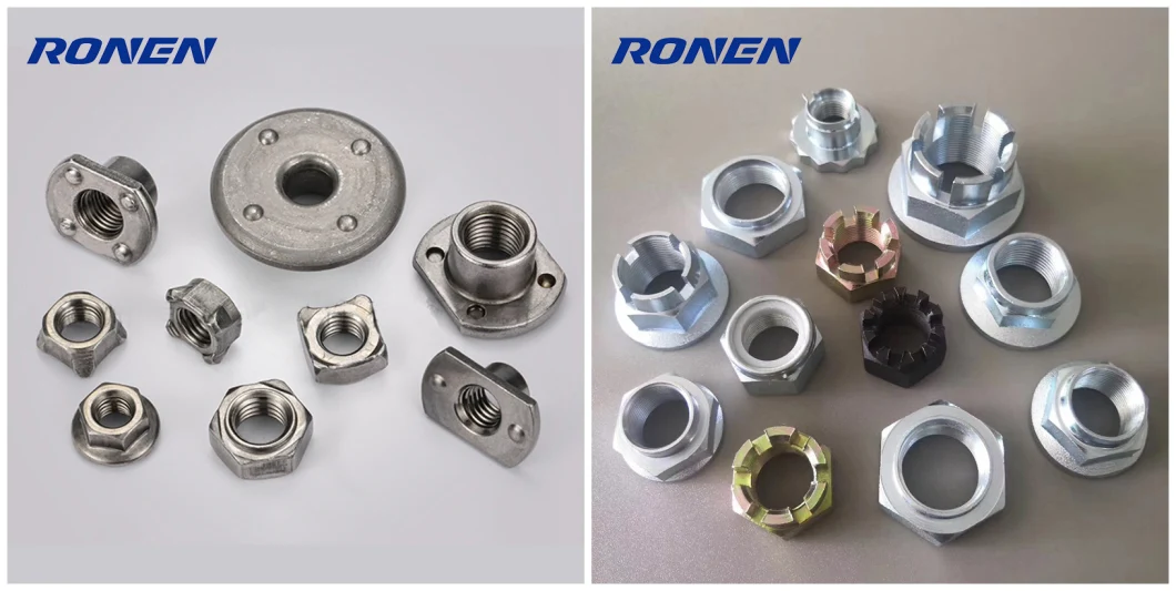 Stainless Steel Pipe Fittings Hexagon Lock Nut Lock Nuts Key 45mm Aluminum 22mm Closed Blue Zinc Plated Metal Lock Flange Nuts Stainless Steel-304 Nylon Insert