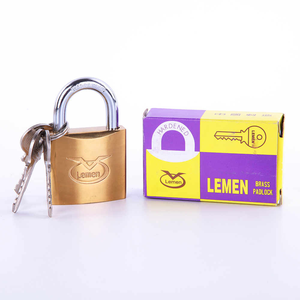 Long Short Shackle Tricircle Factory Wholesale Retailer Hot Sell Heavy Type Stronger Brass Cylinder Alike Key 32/38mm Door Warehouse Security Outgate Padlocks