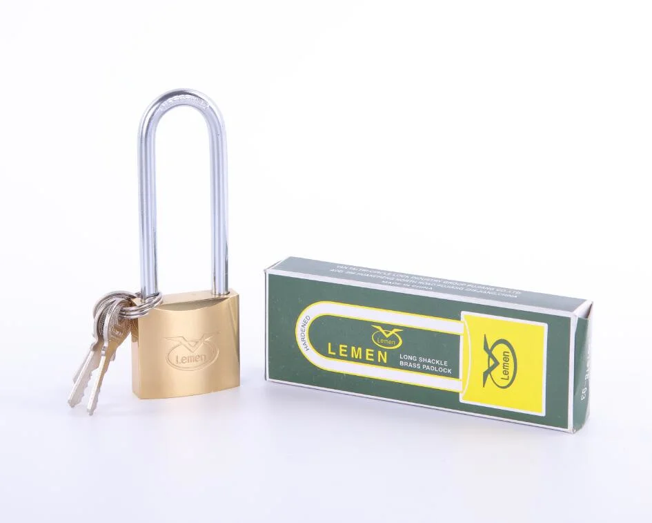 32mm / 38mm / 50mm /63mm Long Beam Tri-Circle Padlock Factory Brass Cylinder Lock Safety Padlock