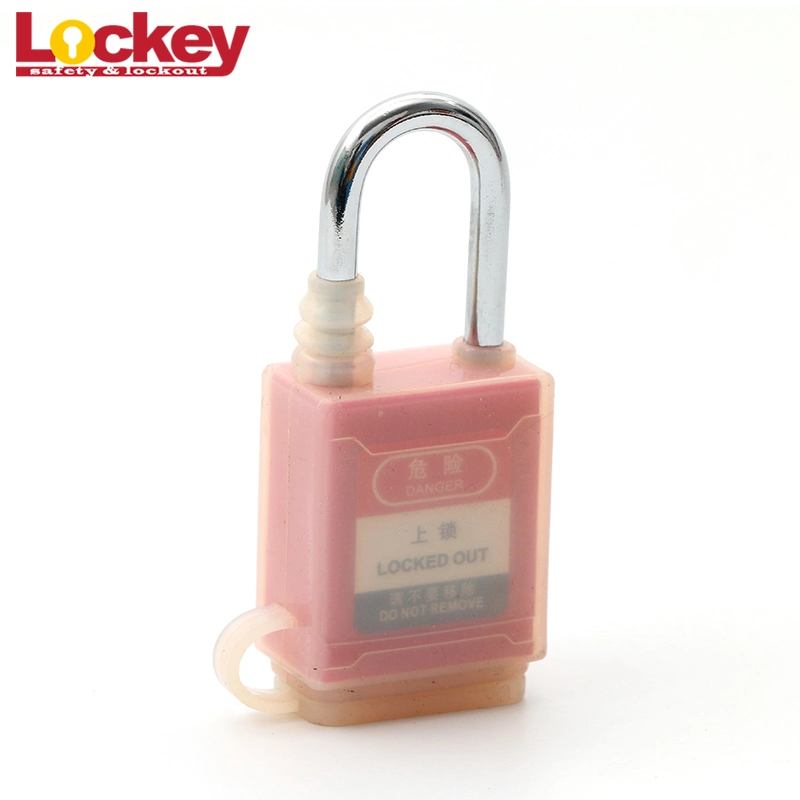 Lockey Loto OEM&ODM Steel Shackle Safety Padlock with Dust-Proof and Waterproof Cover