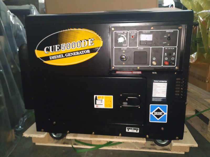 6kw/8kw/10kw Diesel Silent Generator Sets with 3-Phase