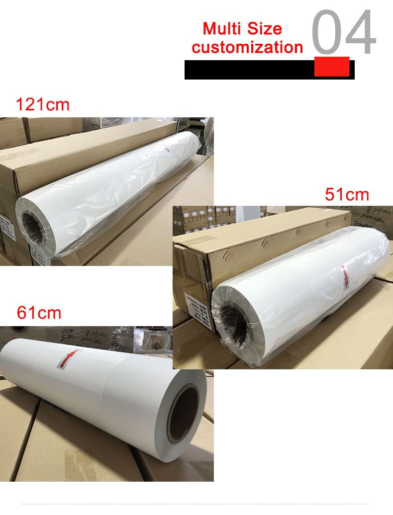 Eco Solvent Printable Heat Transfer Rolls Vinyl for Clothing