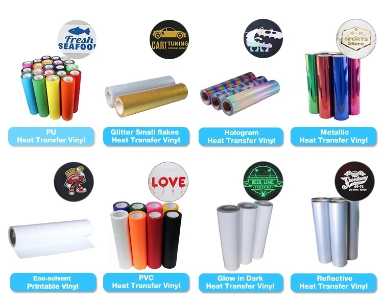 Wholesale Eco Solvent Paper PU Printable Stretch Htv Transfer Heat Pressing Vinyl Roll