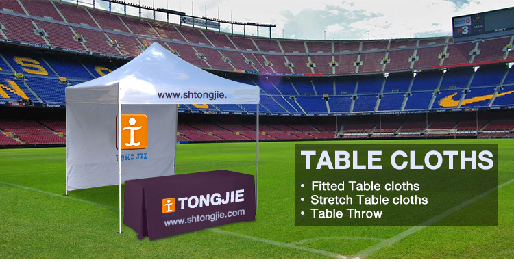 Thermal Transfer Printing Fabric Polyester Rectangle Stretch Table Cloth