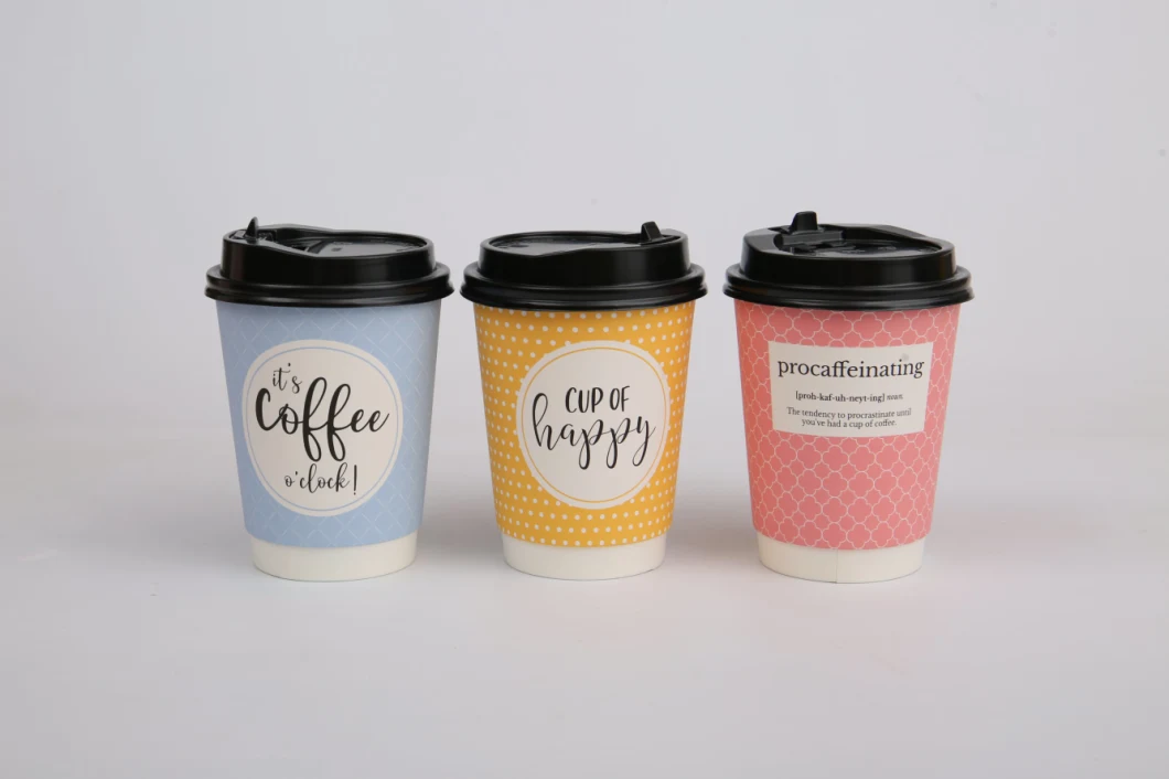 Factory Hot Sale Eco Friendly Paper Coffee Cups Takeaway High Quality Paper Cup for Hot Drinks