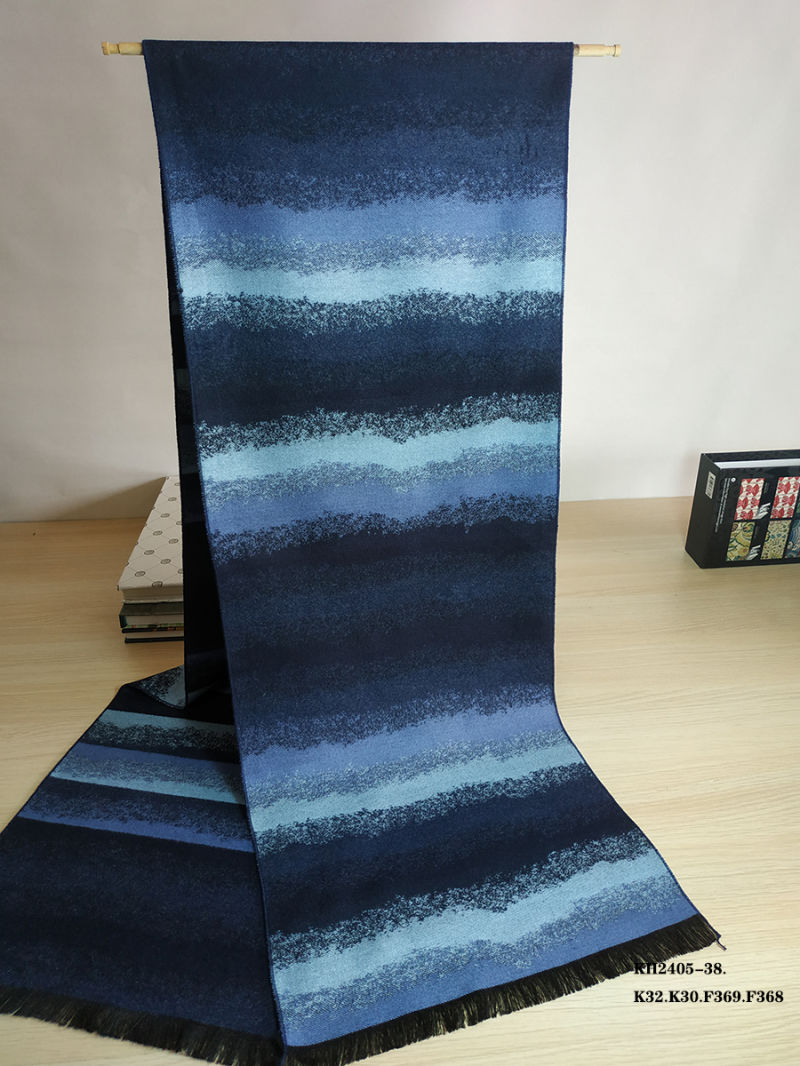 Polyester Woven Men's Scarf, Viscose Woven Men's Scarf