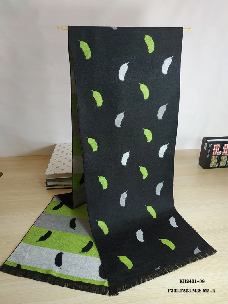Polyester Woven Men's Scarf, Viscose Woven Men's Scarf
