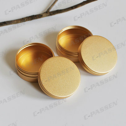 50g Cosmetic Packaging Cream Jar Aluminum Cosmetic Face Cream Lip Balm Empty Jar