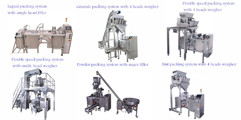 Dry Nuts Doy Bag Packing Machine with 10 Head Multihead Weigher