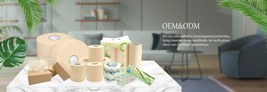 High-Ranking Commission Custom Packaging Logo OEM Manufacturers Wholesale for Packaging Soft Bamboo Toilet Tissue Paper