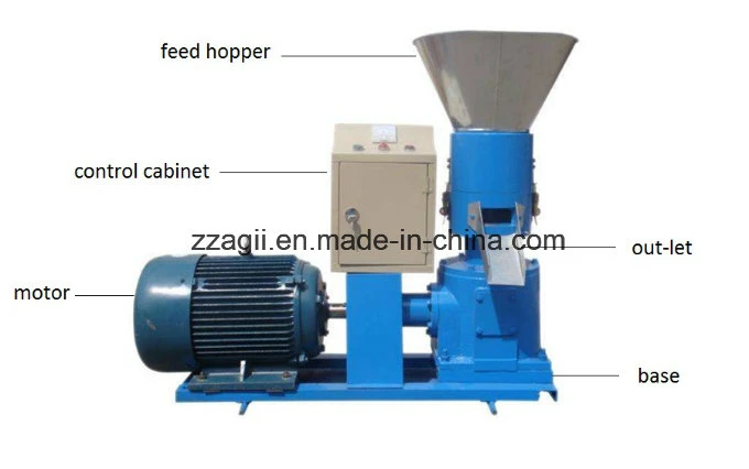 Feed Factory Animal Feed Pellet Mill Cattle Feed Extruder Machine