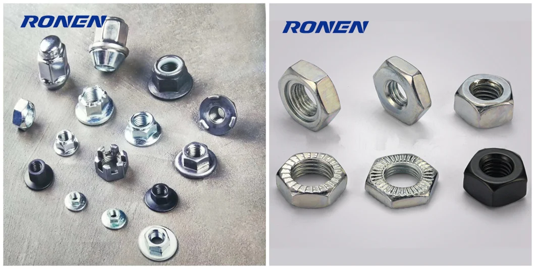 Hex Nylon Lock Nut Hex Flange Barrel Nut Hex Nut Packing Machine Hex Bolt Nut Kit