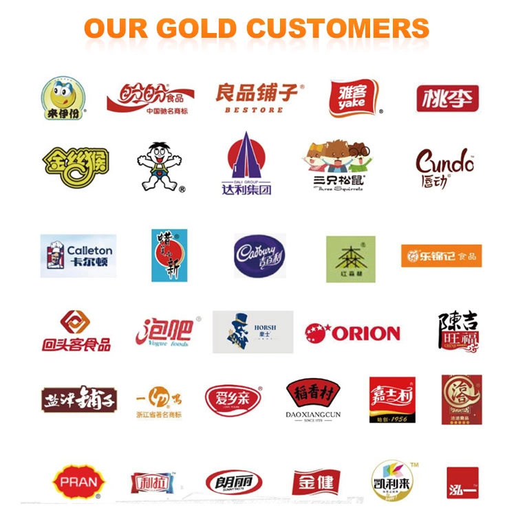 Cake Biscuit Packing Machinery Without Tray on Edge Snack Food Packaging Machinery