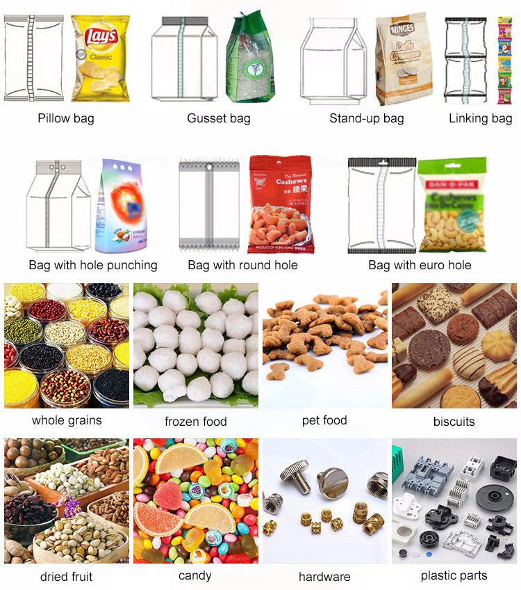 Grain Large Packing Machine Hardware Screw Electronic Scale Packing Machine Iron Nail Grain Automatic Packing Machine