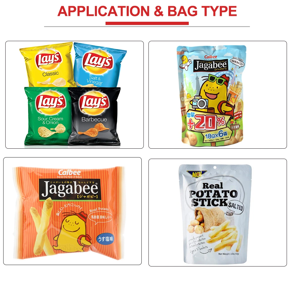 Bg Automatic Potato Chips Packaging Machine with Multihead Combined Weighing System