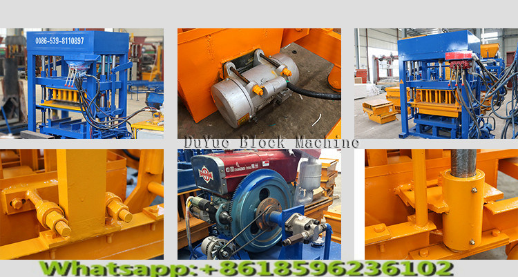 Hot Sale Qt4-30 Diesel Paver Machine, Brick Machine, Block Machine, Concrete Paver Block Machine