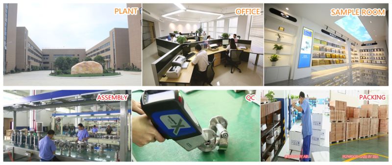 Clamped Manual Butterfly Sanitary Valve with SS304 Lockable Handle