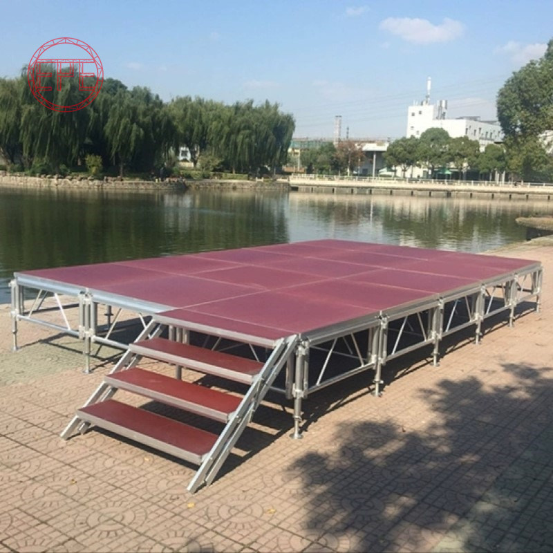 Hot Sale Round Transparent Acrylic Glass Wedding Stage