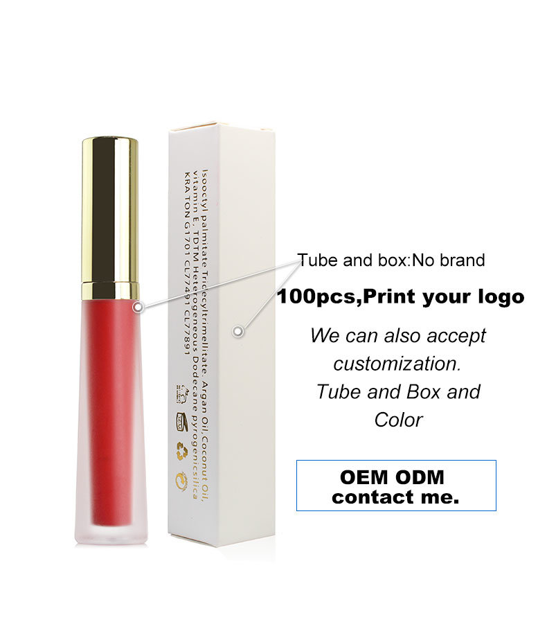 Customized Make up Lipstick Matte Style Lipstick Cosmetics in Free