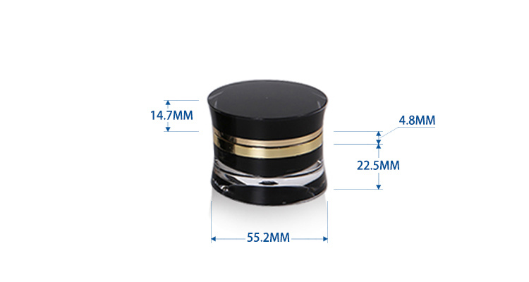 15g 30g 50g Acrylic Cosmetic Gel Cream Bottle Cosmetic Jar