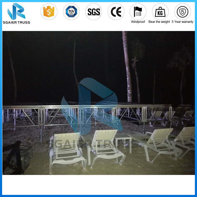 Fiber Glass Acrylic Glass Plexiglass Stage Acrylic Stage
