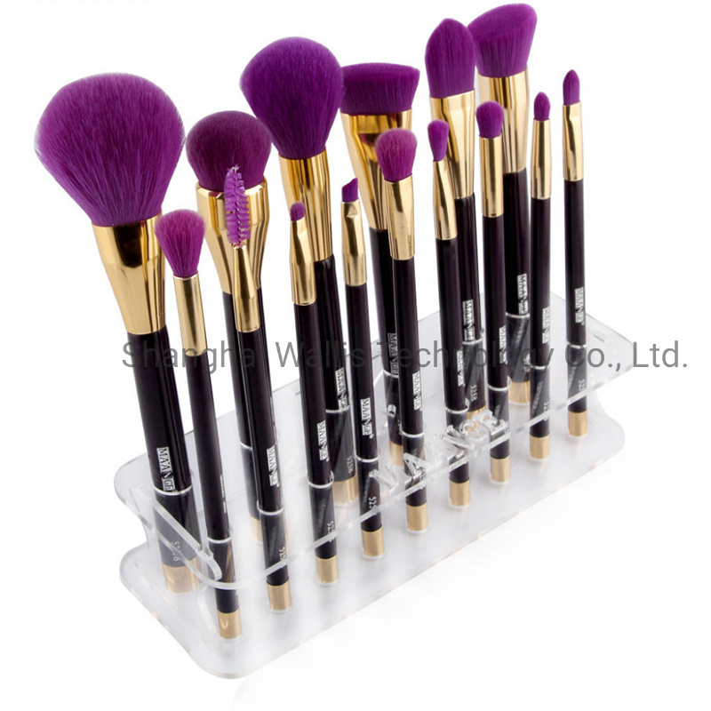 Acrylic Makeup Display Stand 10 Brushes Display Stand Removable Brush Display Stand Wholesale