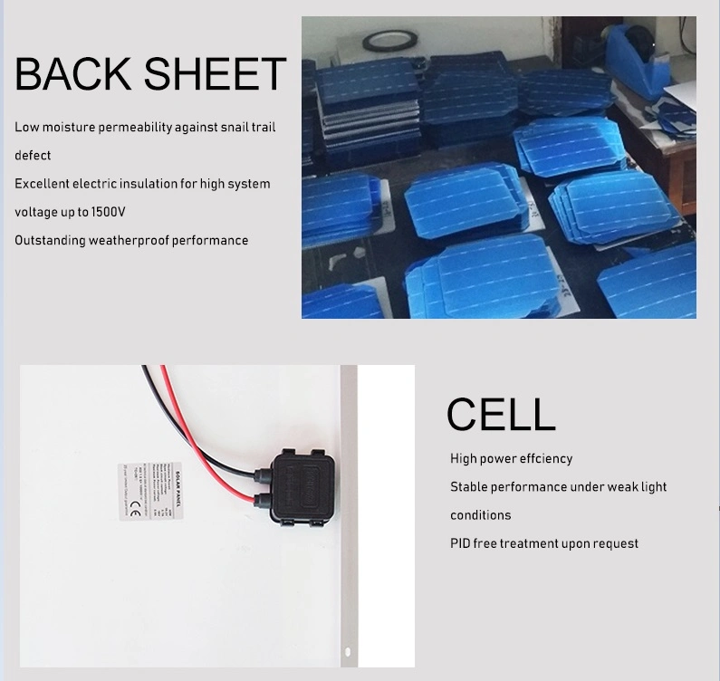 12V Home System Solar Panels 160W Solar Panel for Solar Pump