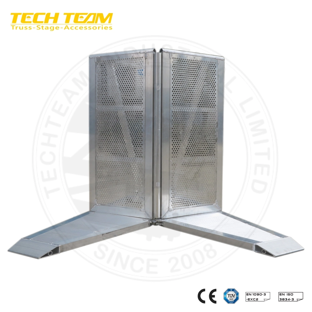 1200*1000*1200mm Folding Metal Brricade Aluminum Barrier Traffic Barrier