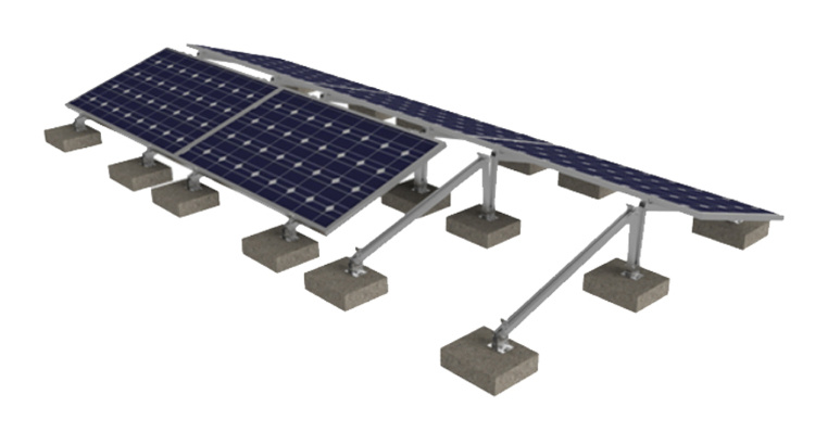 PV Mounting System Rooftop Metal Structure Mounted Sun Tracker Solar Panel Mount for Seam Roof