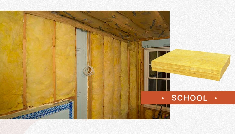 Fiberglass Wool Sound Insulation Board Heat Insulation Noise Barriers