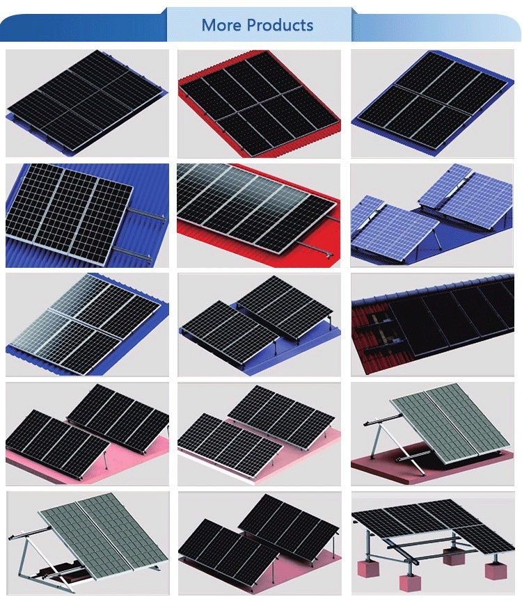 PV Mounting System Rooftop Metal Structure Mounted Sun Tracker Solar Panel Mount for Seam Roof